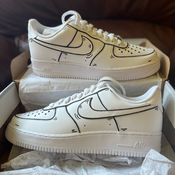 nike Air Force Other - Custom Air Force 1s worn one time